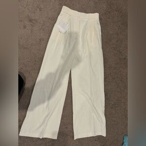 DECIVI Women's Wide Leg High Waist Wide Leg Pants Loose Fit Back Elastic Waist